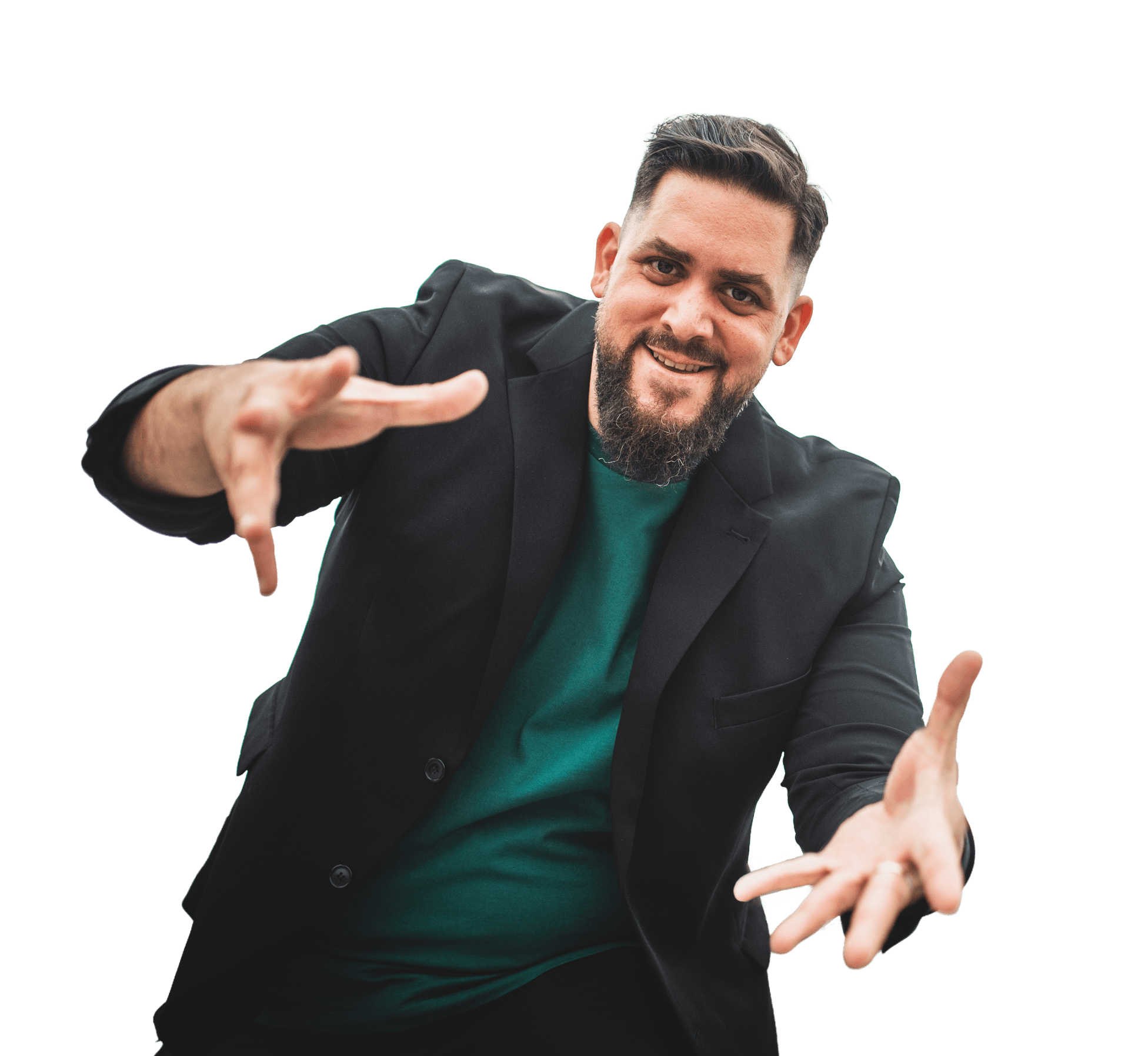 Boštjan Gorenc Pižama kaže z rokami